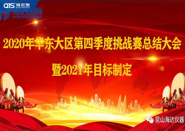 海達儀器華東大區第四季挑戰賽總結暨2021目標！
